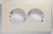 Накладка розетки Legrand Anam Zunis 2-ой бежевый картинка